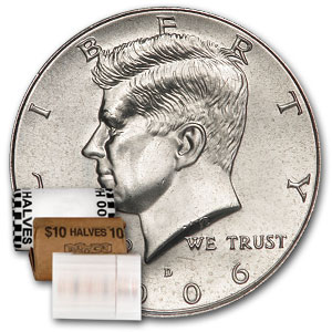 Buy 2006-D Kennedy Half Dollar 20-Coin Roll BU