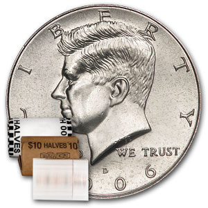 Buy 2006-D Kennedy Half Dollar 20-Coin Roll BU
