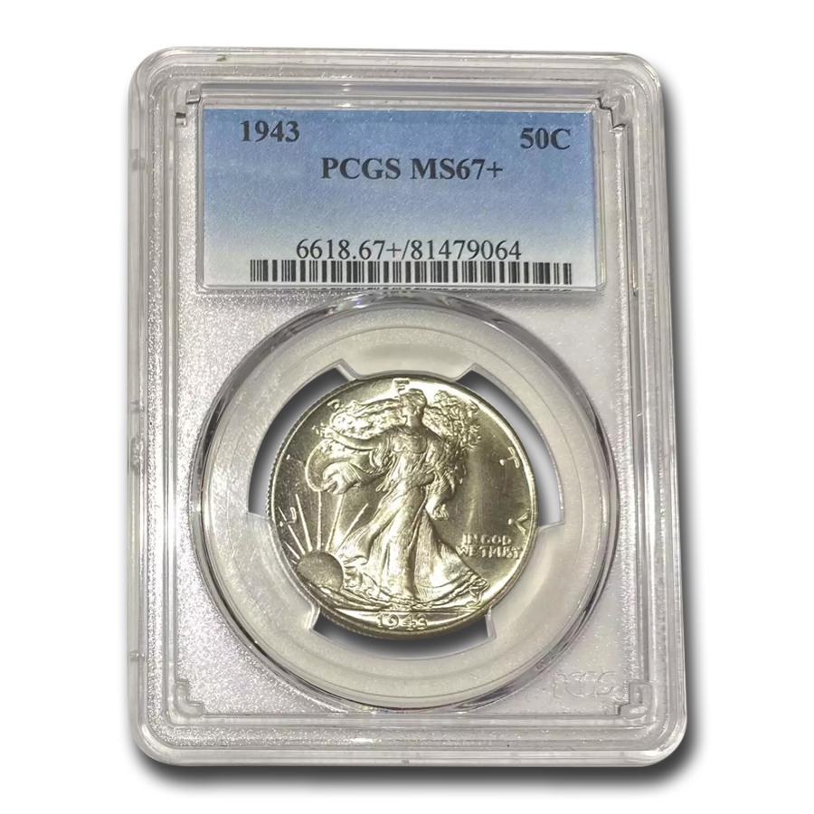 Buy 1943 Walking Liberty Half Dollar MS-67+ PCGS