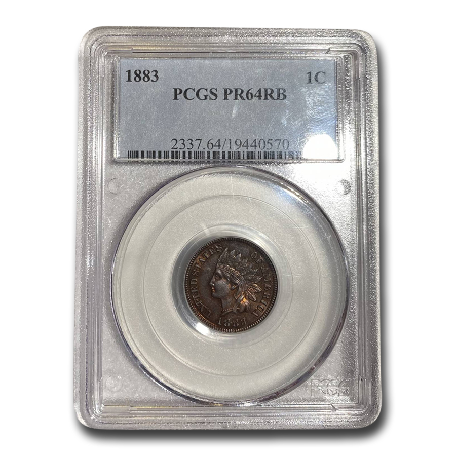 Buy 1883 Indian Head Cent PR-64 PCGS (Red/Brown)