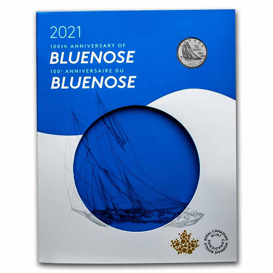 Buy 2021 7-Coin Canada 100th Anniv of the Bluenose Keepsake - Click Image to Close
