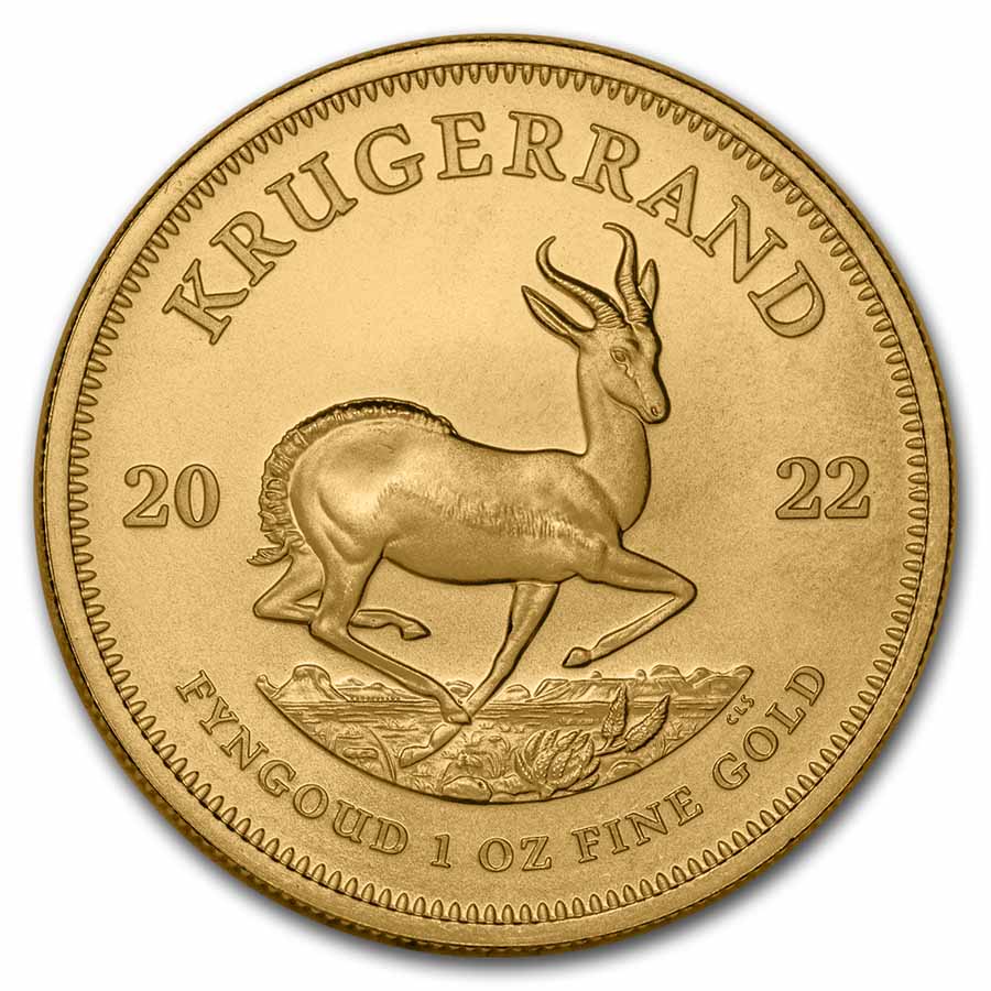 Buy 2022 South Africa 1 oz Gold Krugerrand BU