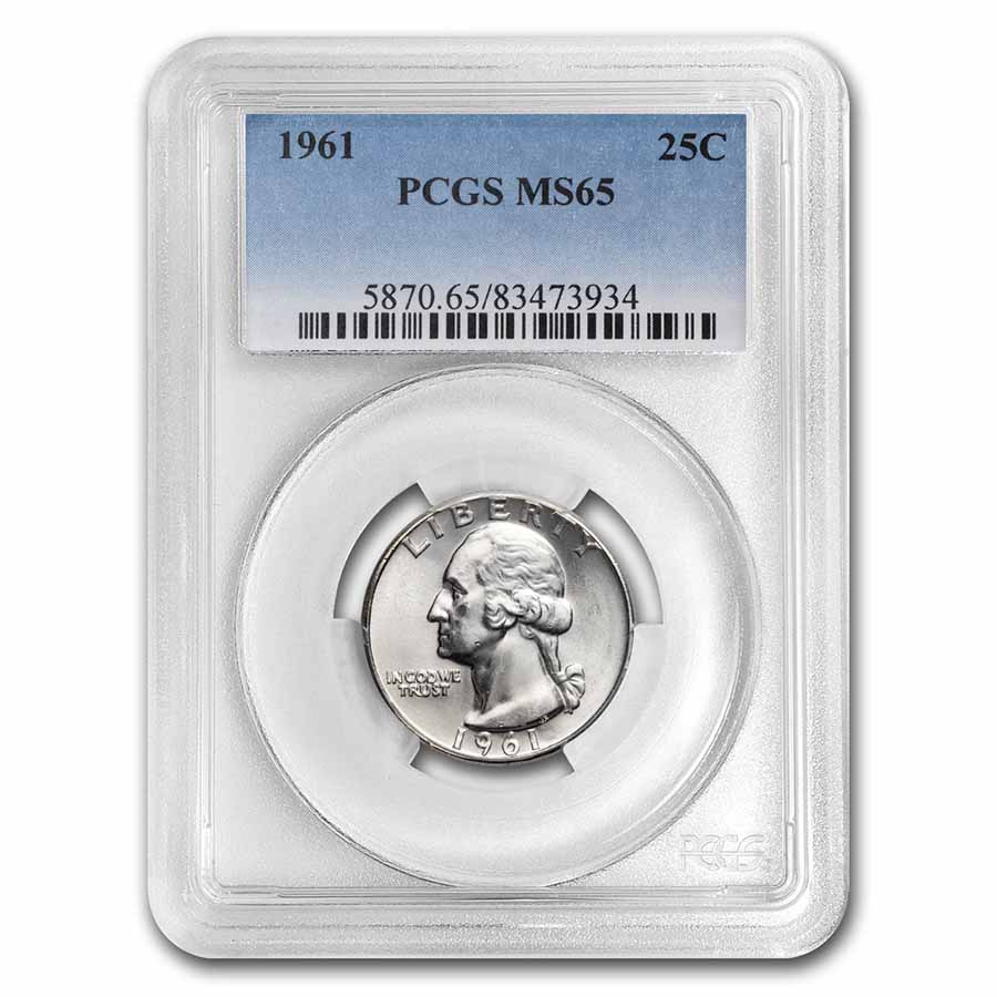 Buy 1961 Washington Quarter MS-65 PCGS