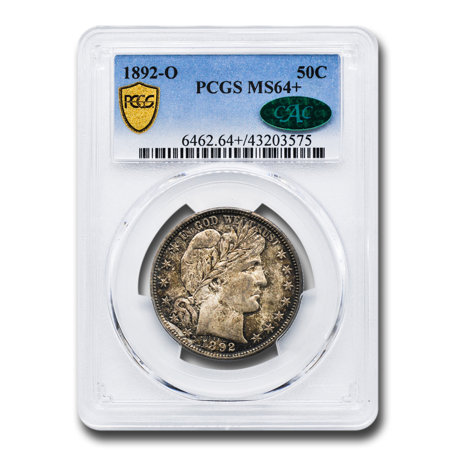 Buy 1892-O Barber Half Dollar MS-64+ PCGS CAC