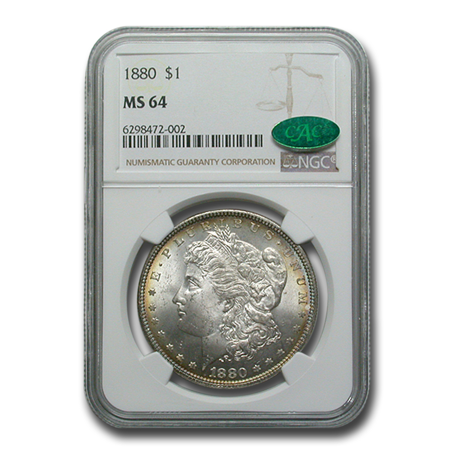Buy 1880 Morgan Dollar MS-64 NGC CAC - Click Image to Close