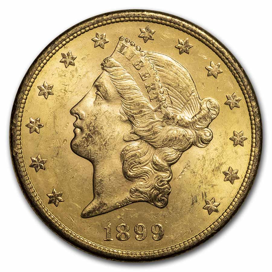 Buy 1899-S $20 Liberty Gold Double Eagle BU