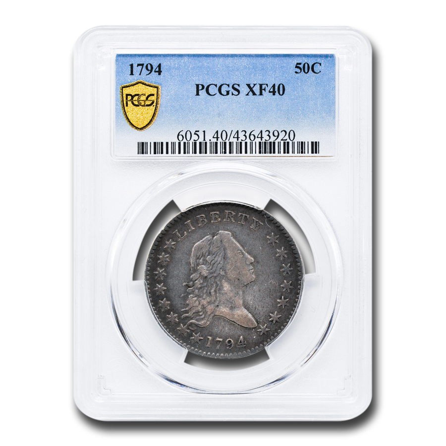 Buy 1794 Flowing Hair Half Dollar XF-40 PCGS - Click Image to Close