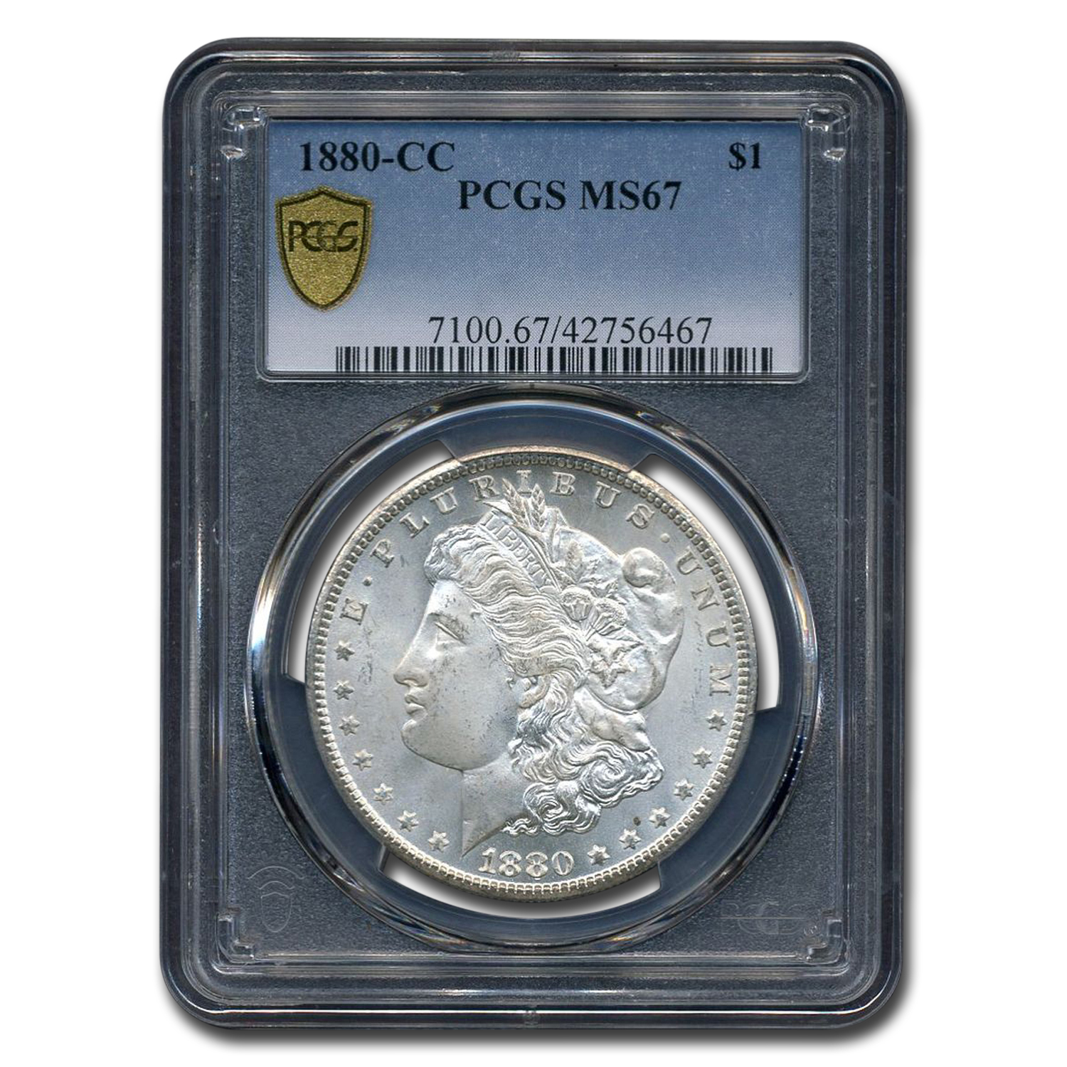 Buy 1880-CC Morgan Dollar MS-67 PCGS