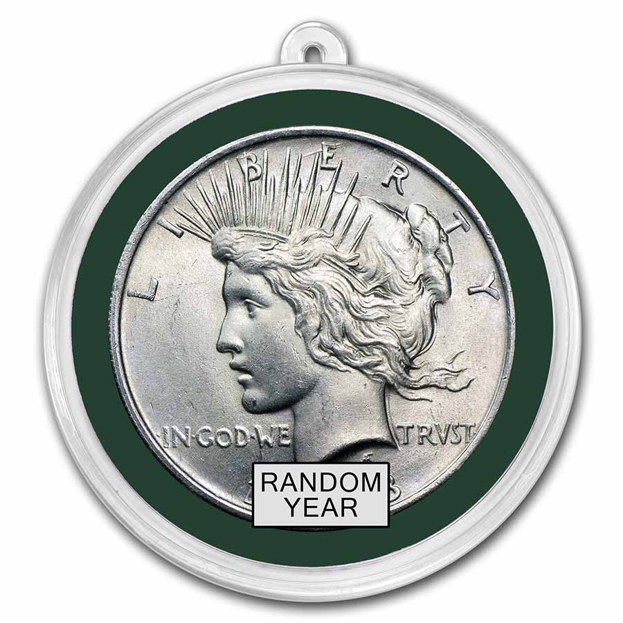 Buy 1922-1935 Peace Silver Dollar BU (Random Year, Ornament)