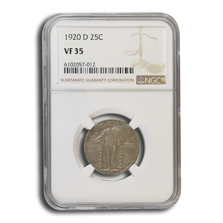 Buy 1920-D Standing Liberty Quarter VF-35 NGC