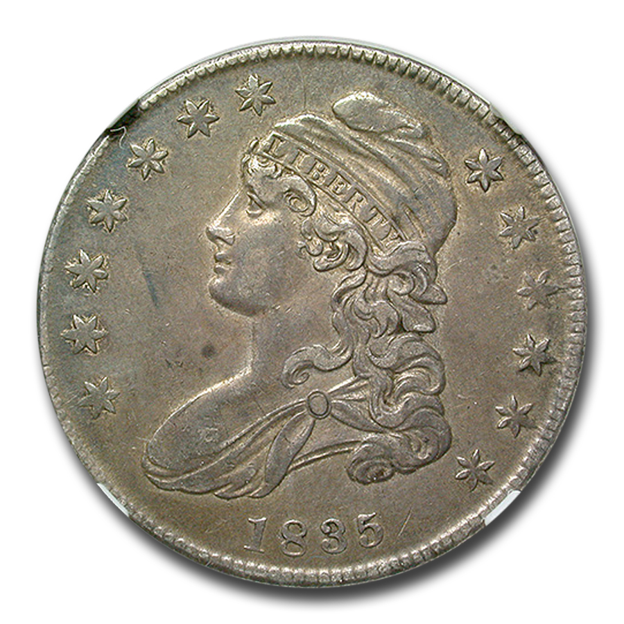 Buy 1835 Capped Bust Half Dollar AU-50 NGC