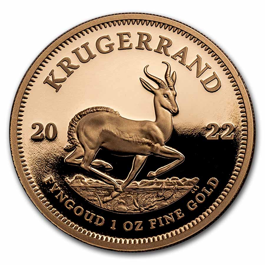 Buy 2022 South Africa 1 oz Proof Gold Krugerrand