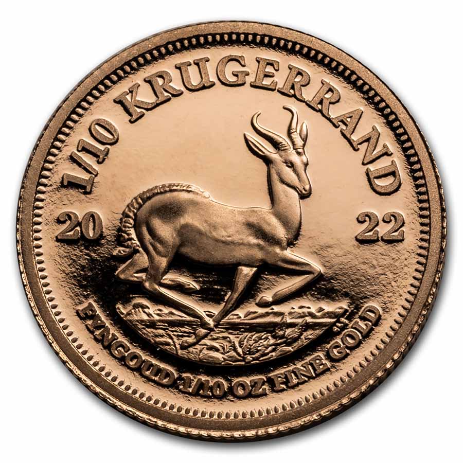 Buy 2022 South Africa 1/10 oz Proof Gold Krugerrand - Click Image to Close