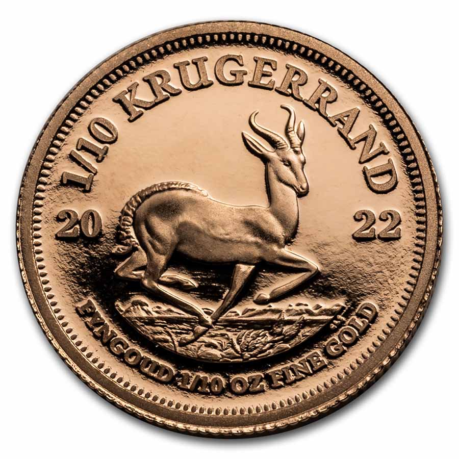 Buy 2022 South Africa 1/10 oz Proof Gold Krugerrand