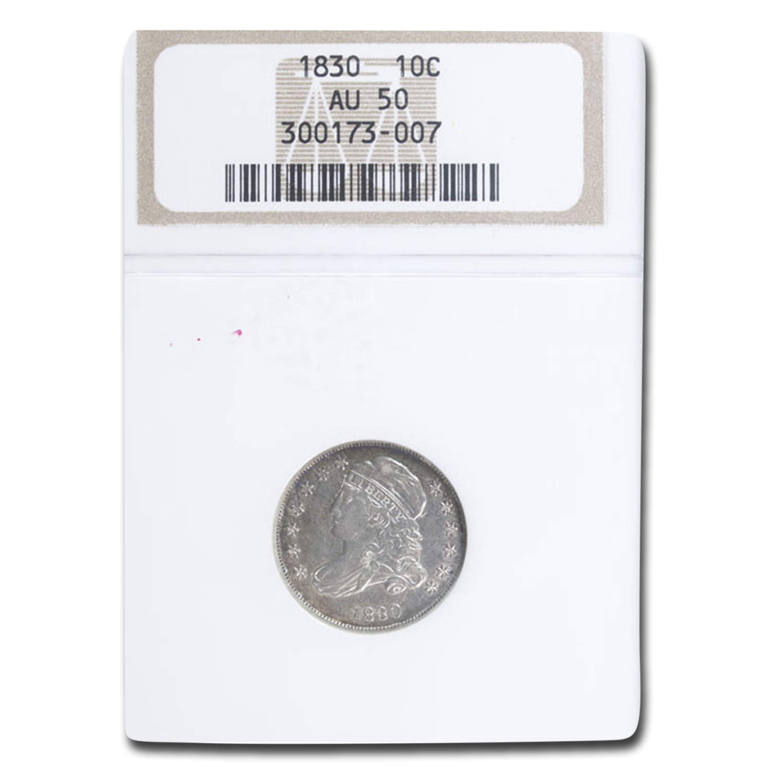Buy 1830 Capped Bust Dime AU-50 NGC