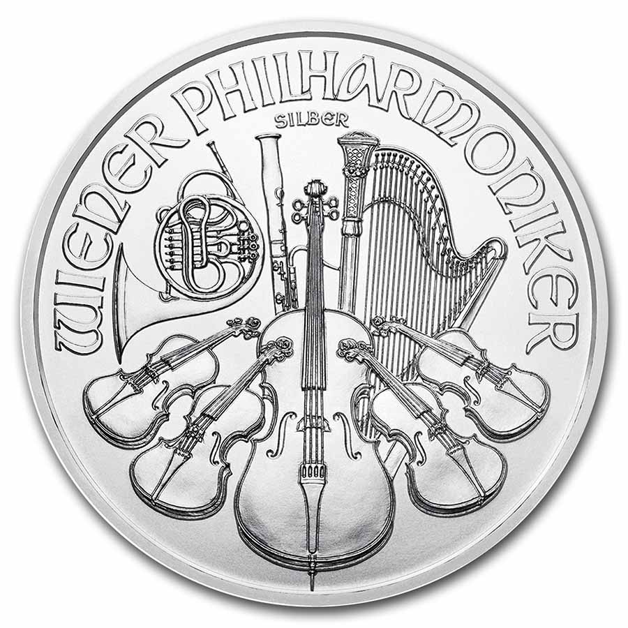 Buy 2022 Austria 1 oz Silver Philharmonic BU - Click Image to Close