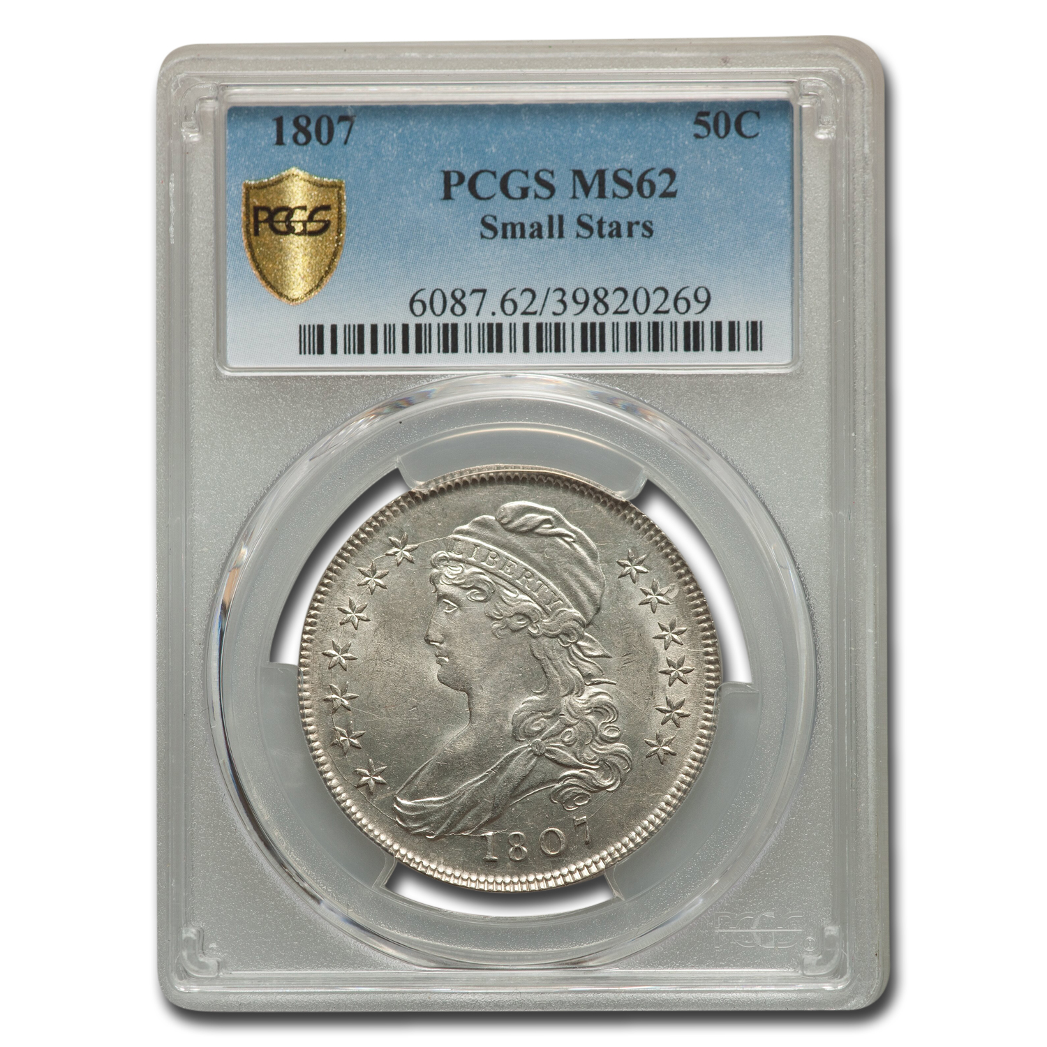 Buy 1807 Draped Bust Half Dollar MS-62 PCGS (Small Stars)