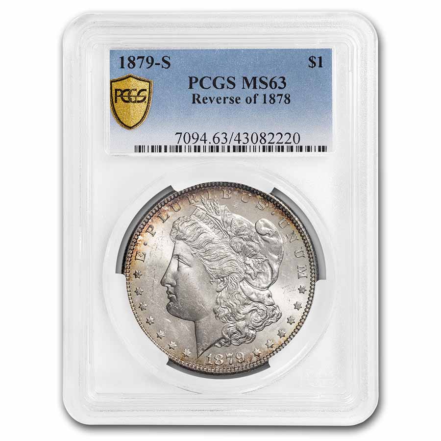 Buy 1879-S Morgan Dollar Rev of 78 MS-63 PCGS