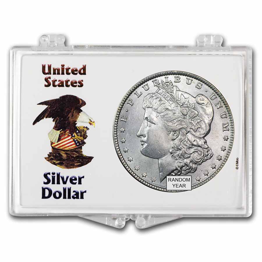 Buy 1878-1904 Morgan Silver Dollar BU - w/Snap-Lock, Eagle Design