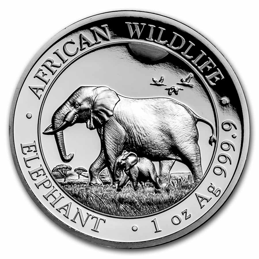 Buy 2022 Somalia 1 oz Silver Elephant (High Relief) - Click Image to Close