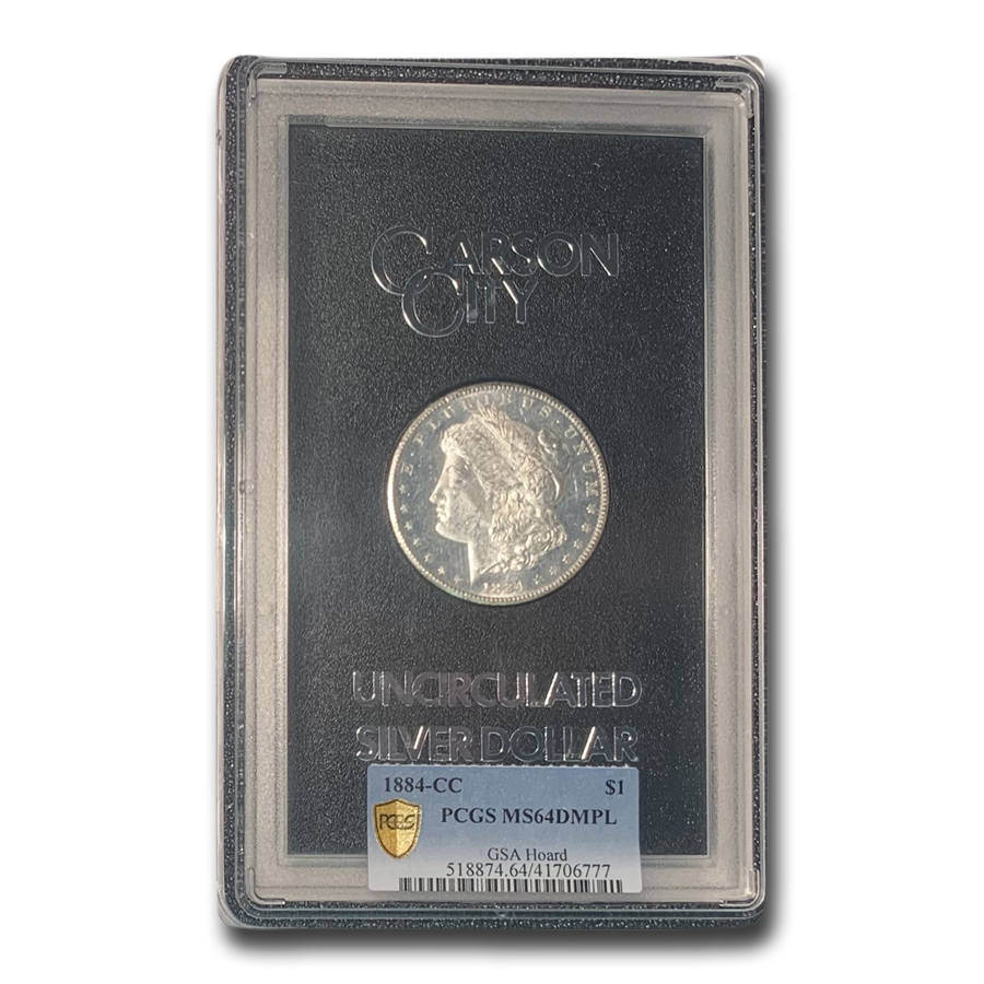 Buy 1884-CC Morgan Dollar DMPL MS-64 PCGS (GSA) - Click Image to Close