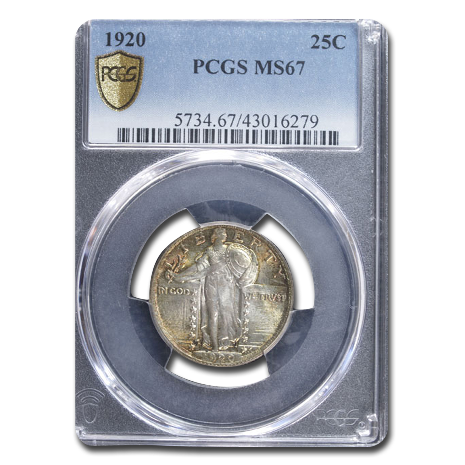 Buy 1920 Standing Liberty Quarter MS-67 PCGS - Click Image to Close