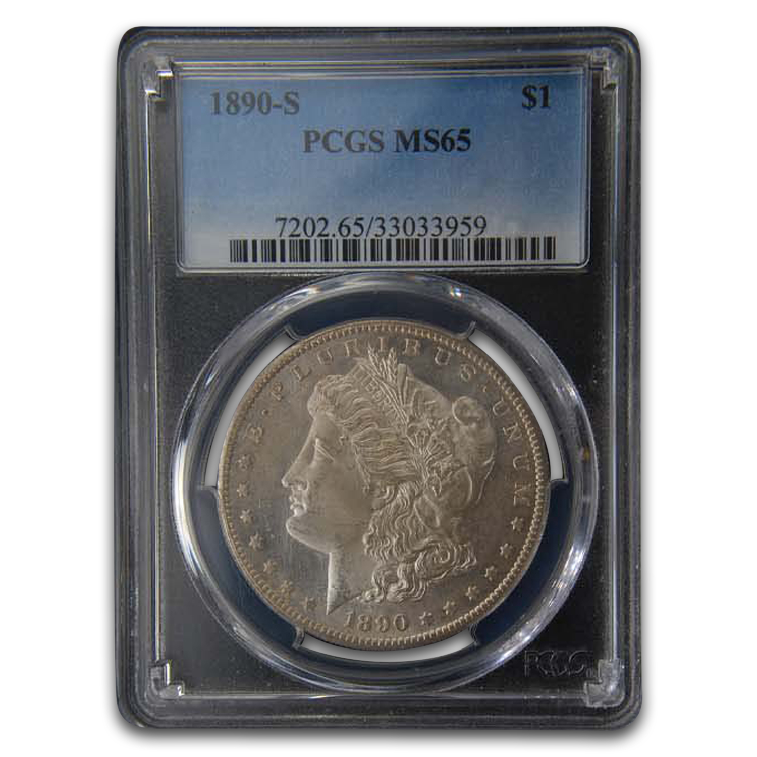 Buy 1890-S Morgan Dollar MS-65 PCGS (Toned)