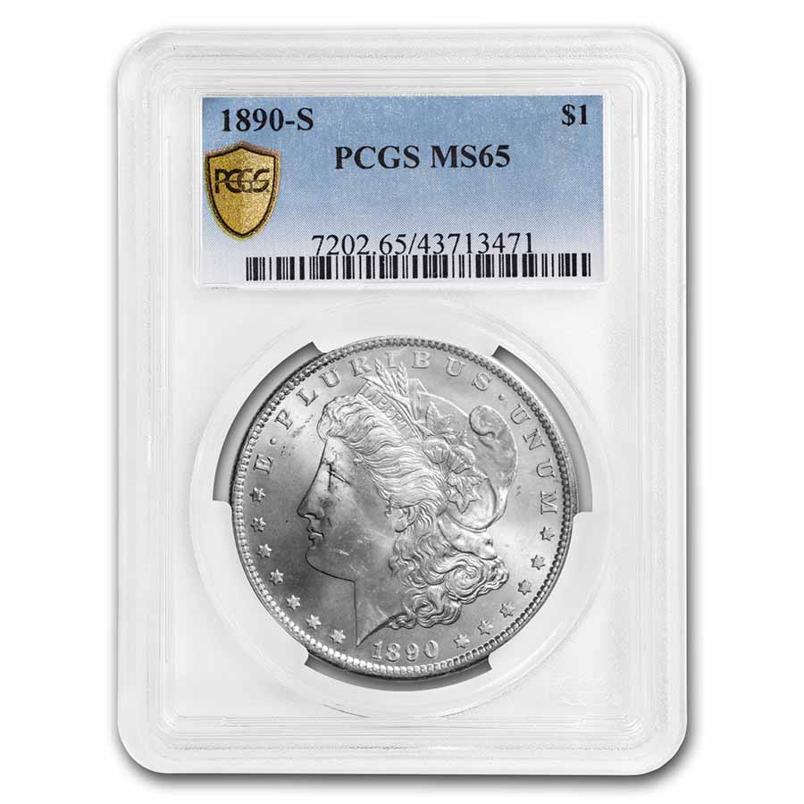 Buy 1890-S Morgan Dollar MS-65 PCGS