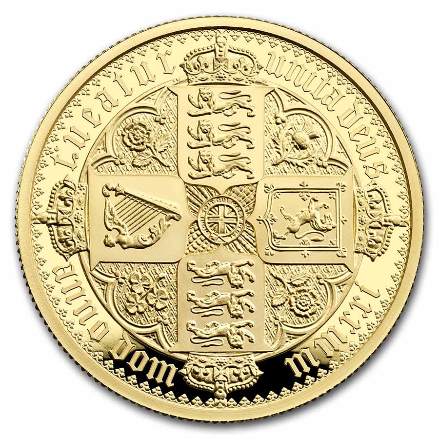 Buy 2021 Great Britain 2 oz Gold The Gothic Crown - Click Image to Close