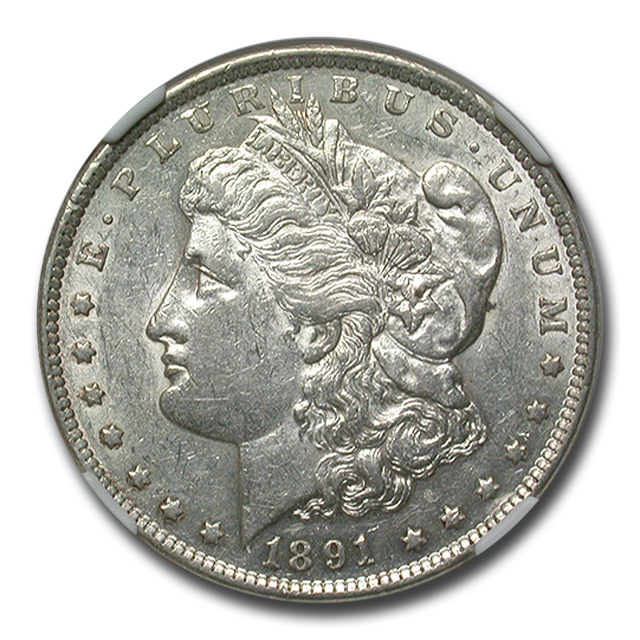 Buy 1891-CC Morgan Dollar AU-55 NGC (VAM-3 Spitting Eagle Top-100)