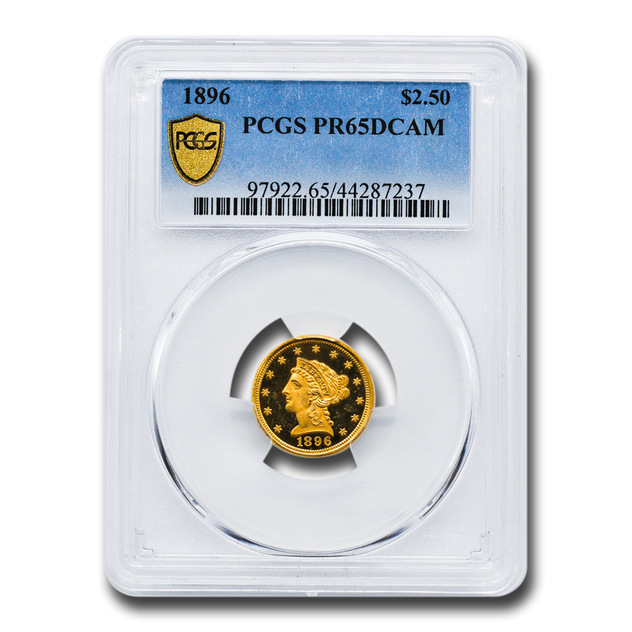 Buy 1896 $2.50 Liberty Gold Quarter Eagle PR-65 DCAM PCGS