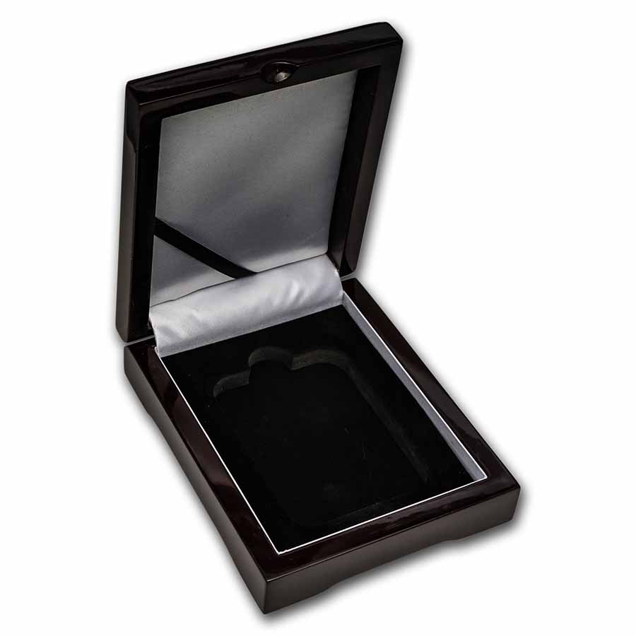 Buy Wooden Slab Storage Box - Single Slab (Dark Mahogany Hi-Gloss) - Click Image to Close