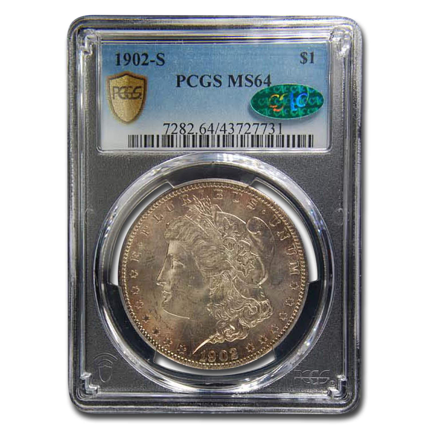 Buy 1902-S Morgan Dollar MS-64 PCGS CAC