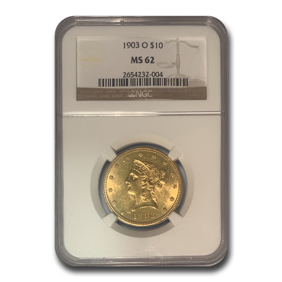 Buy 1903-O $10 Liberty Gold Eagle MS-62 NGC