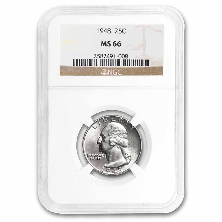 Buy 1948 Washington Quarter MS-66 NGC - Click Image to Close