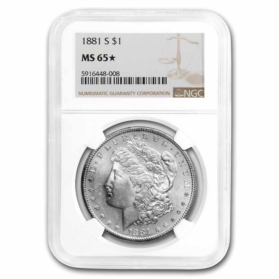 Buy 1881-S Morgan Dollar MS-65* NGC (Star) - Click Image to Close