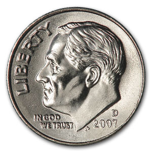 Buy 2007-D Roosevelt Dime BU