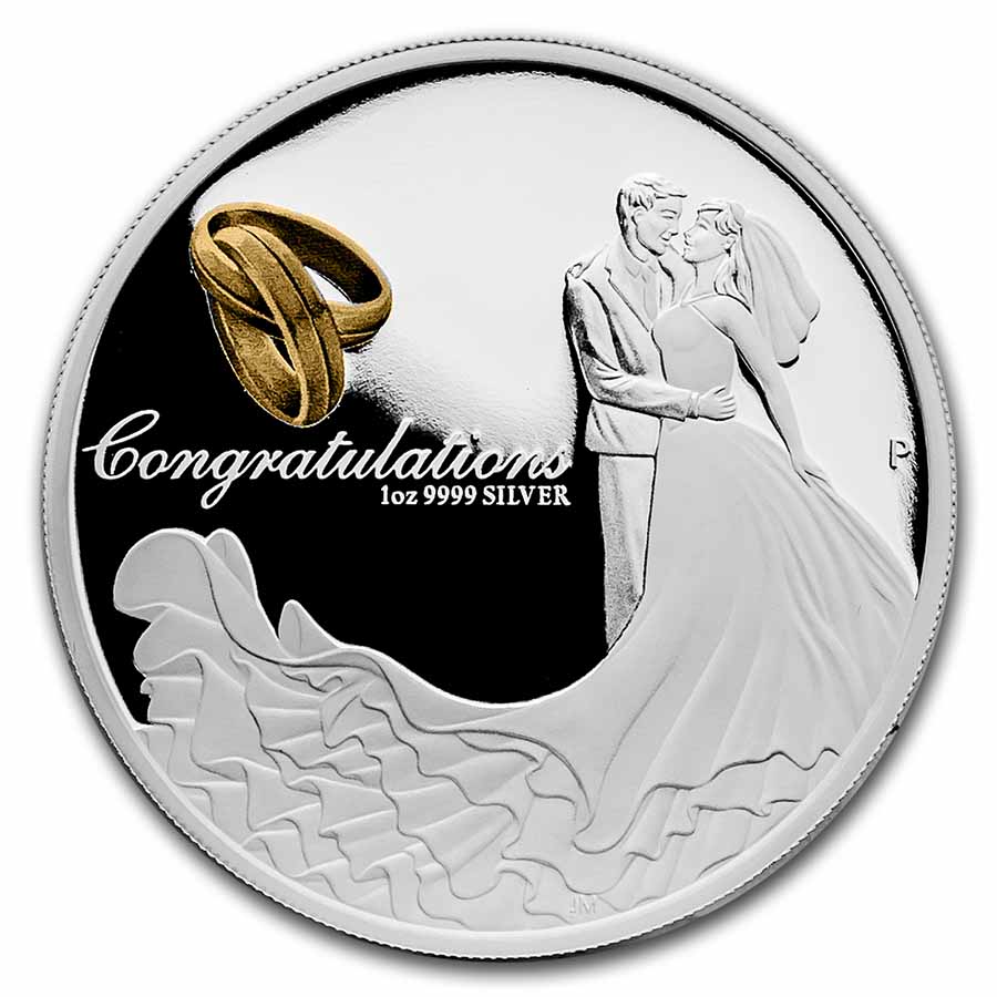 2022 Australia 1 oz Silver Wedding Proof - Click Image to Close