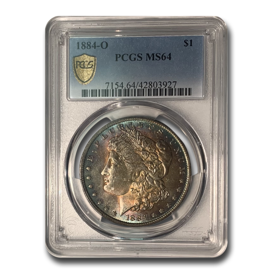 Buy 1884-O Morgan Dollar MS-64 PCGS (Beautifully Toned) - Click Image to Close