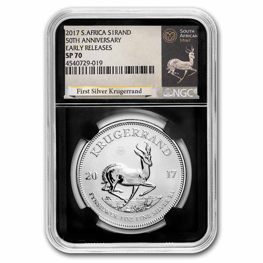 Buy 2017 South Africa 1 oz Silver Krugerrand SP-70 NGC (ER) - Click Image to Close