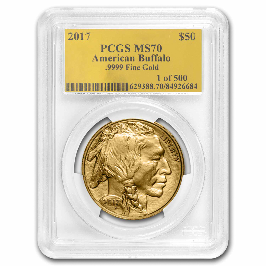 Buy 2017 1 oz Gold Buffalo MS-70 PCGS (Gold Label)