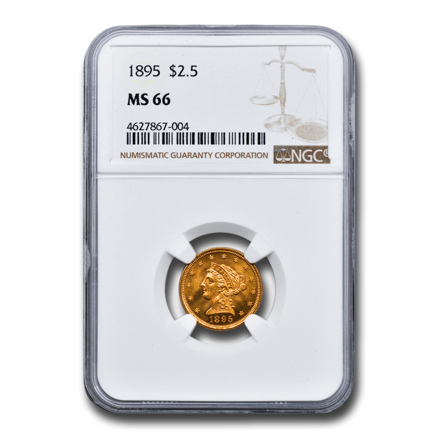 Buy 1895 $2.50 Liberty Gold Quarter Eagle MS-66 NGC