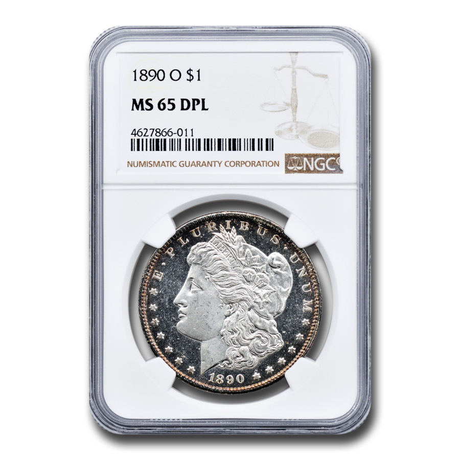 Buy 1890-O Morgan Dollar DPL MS-65 NGC