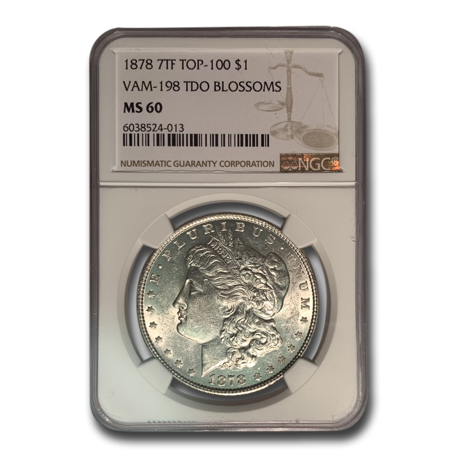 Buy 1878 Morgan Dollar 7TF MS-60 VAM-198 TDO Blossom