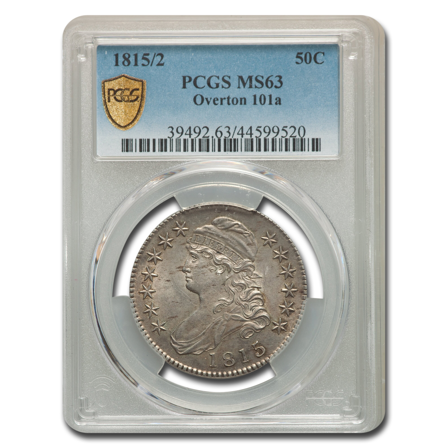 Buy 1815/2 Capped Bust Half Dollar MS-63 PCGS (Overton 101a)