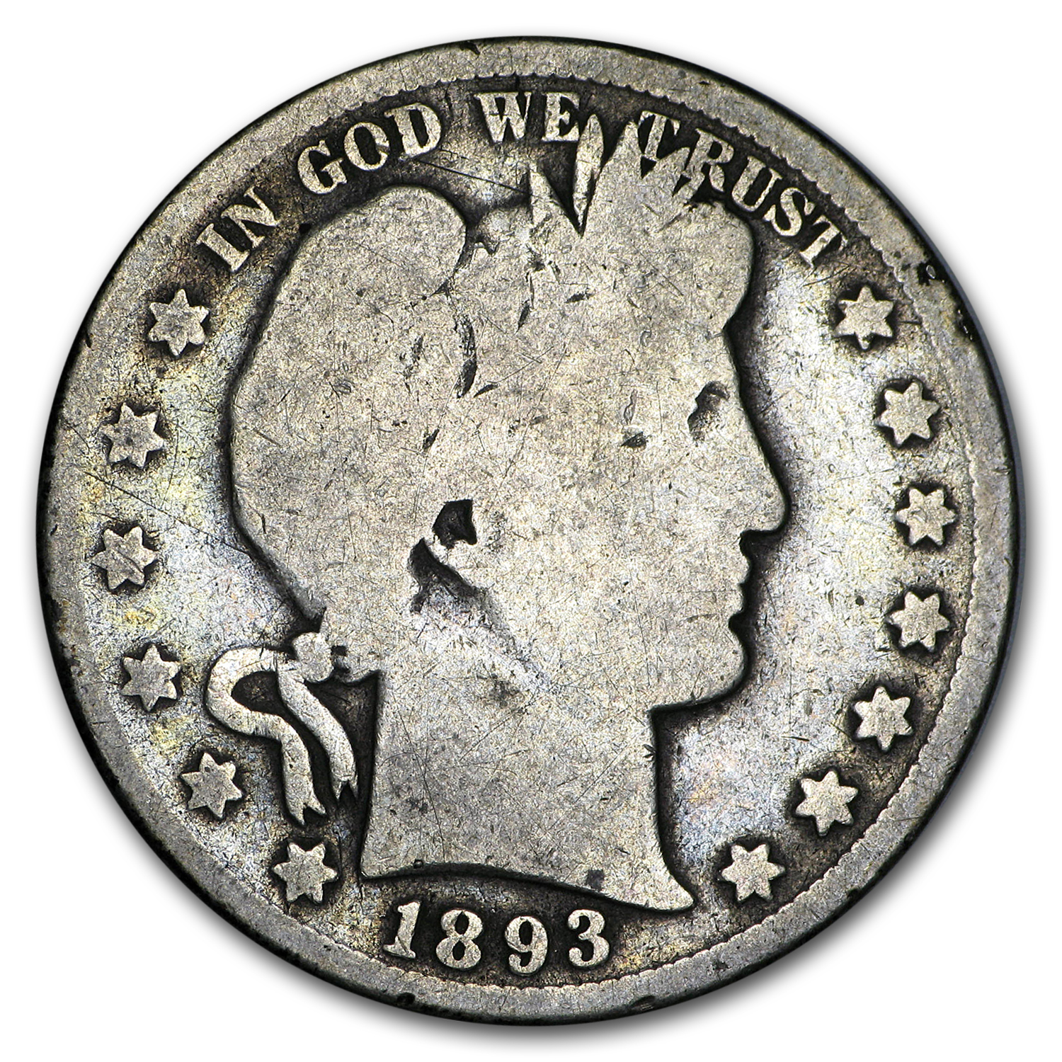 Buy 1893 Barber Half Dollar AG