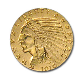 Buy 1910 $5 Indian Gold Half Eagle AU