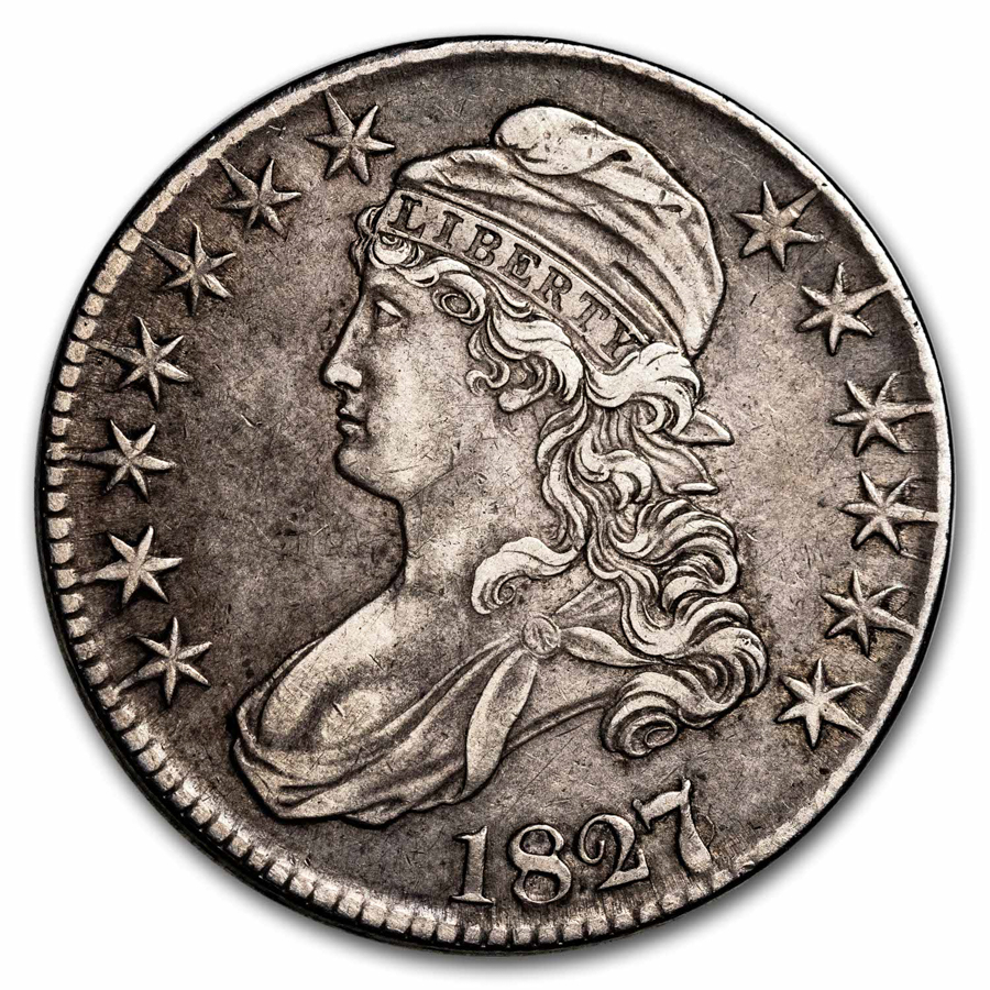 Buy 1827/6 Bust Half Dollar XF (O-102)