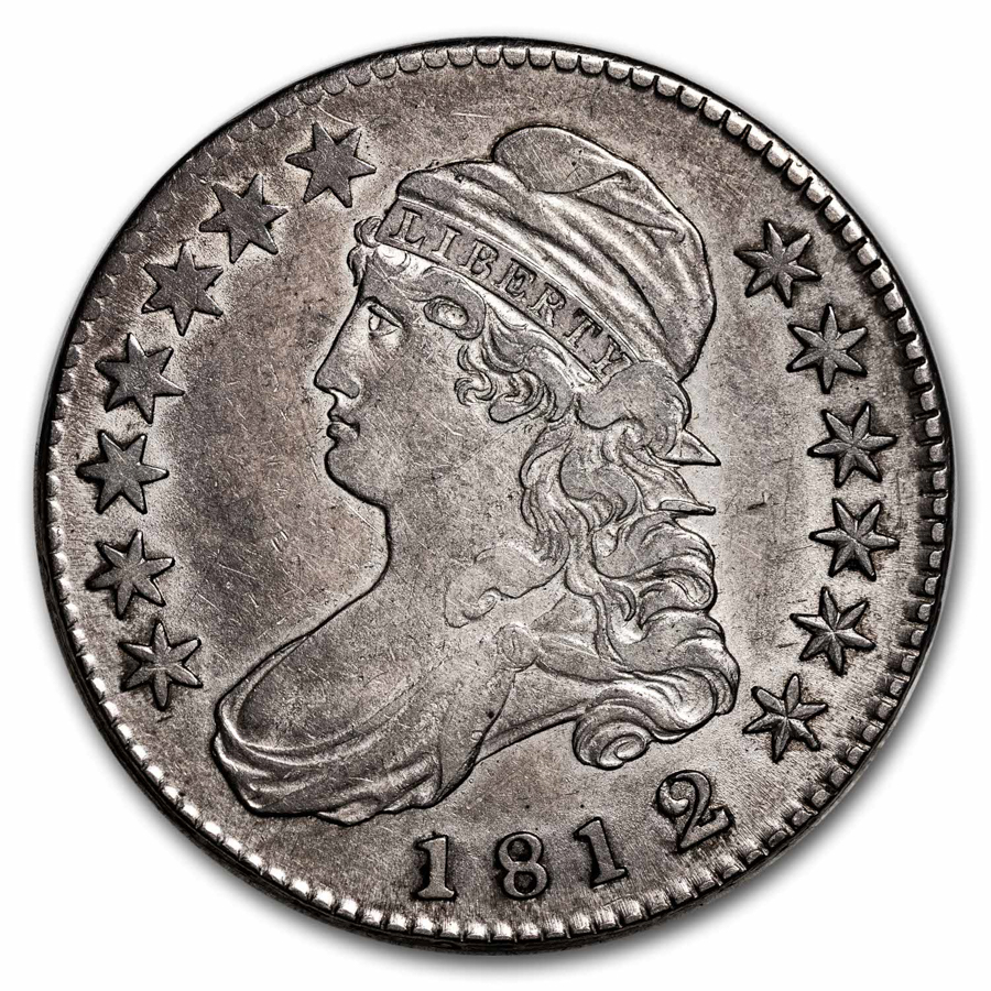 Buy 1812/1 Bust Half Dollar XF (O-102, Small 8) - Click Image to Close