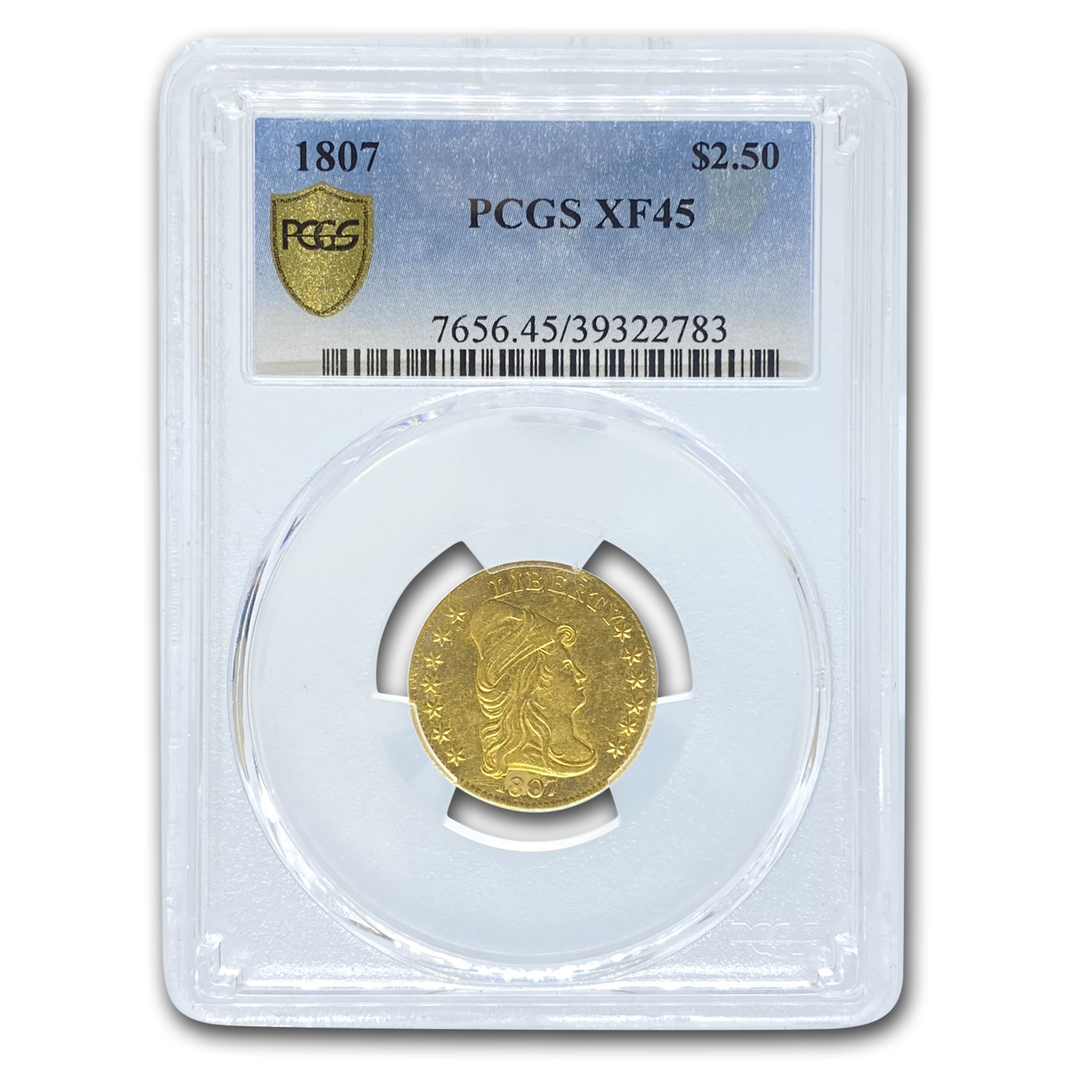 Buy 1807 $2.50 Capped Bust Gold Quarter Eagle XF-45 PCGS